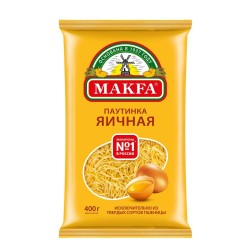 Макароны, Макфа 400 г Паутинка яичная