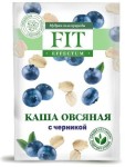 Каша овсяная, FitEffectum (ФитЭффектум) 35 г с черникой