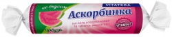 Аскорбинка аскорбиновая кислота с сахаром, Витатека табл. 2.9 г №10 крутка арбуз