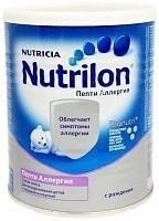 Смесь молочная, Nutrilon (Нутрилон) 400 г Пепти Аллергия с пребиотиками с рождения