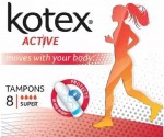 Тампоны, Kotex (Котекс) №8 актив супер