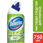 Средство чистящее, Domestos (Доместос) 750 мл Активный щит Свежесть лайма для унитазов