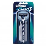 Станок для бритья, Gillette (Жиллет) мак 3 + 2 кассеты